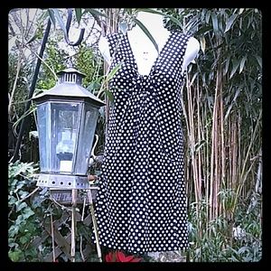 Catch my 1 B+W polkaDot dress W/pockets FREE OFFER